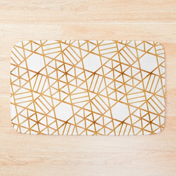 Item preview, White And Rose Gold Luxury Art Deco Pattern designed and sold by Versatill.
