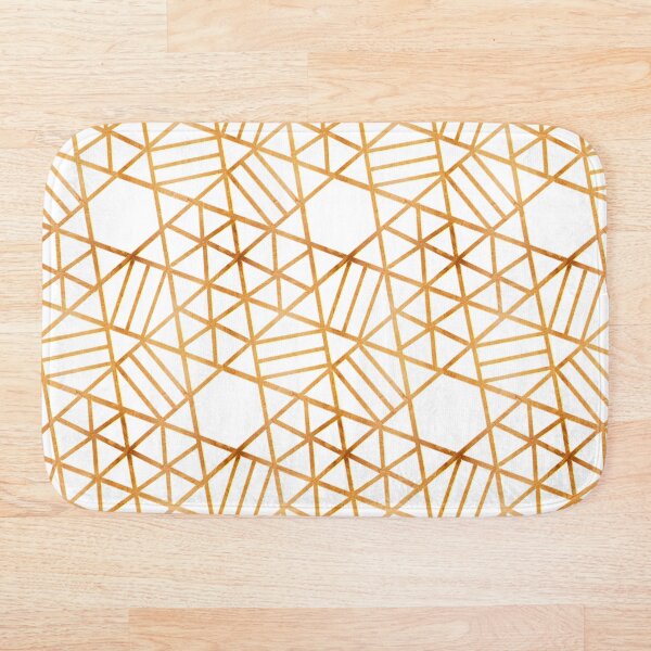 Item preview, White And Rose Gold Luxury Art Deco Pattern designed and sold by Versatill.