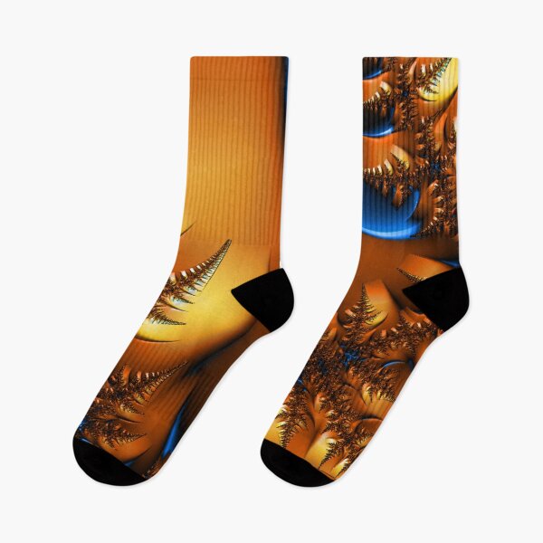 Item preview, Copper Rays | Bronze and Gold Fractal with Splash of Blue | Flashy Fractals designed and sold by JillyJ05.