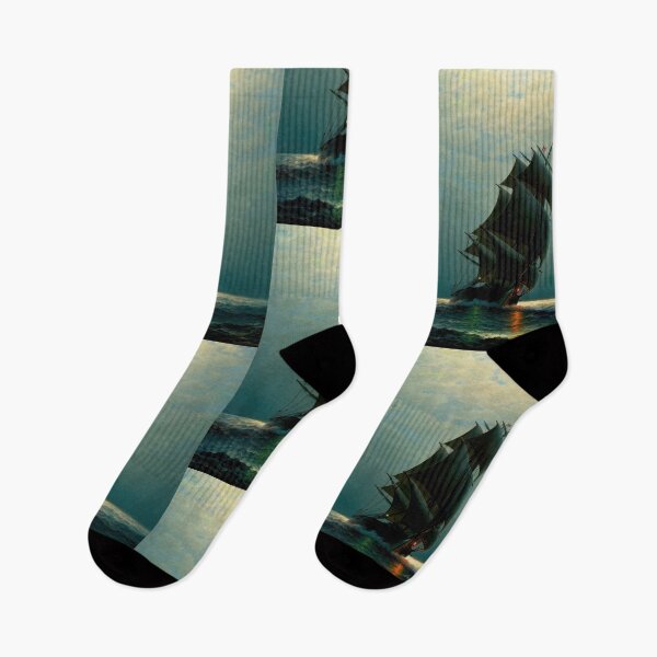 Item preview, James Gale Taylor - Ship at Night designed and sold by badmemes.