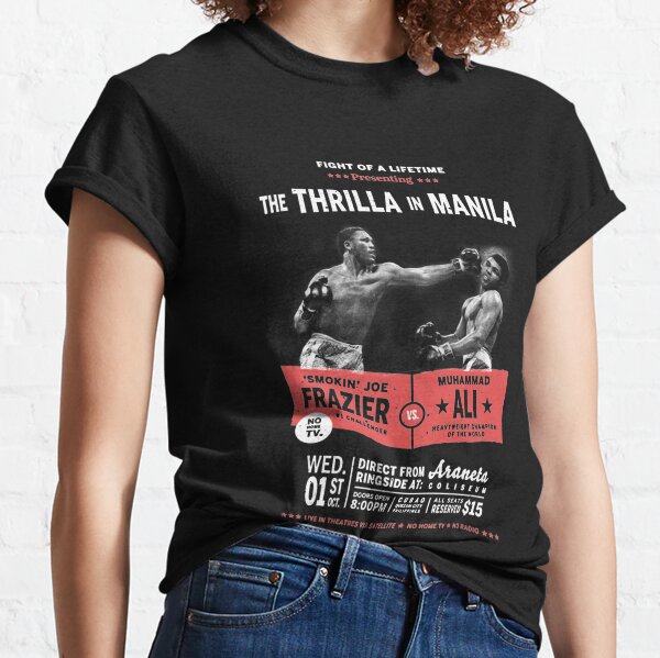 Details about   American Classics Muhammad Ali Thrilla In Manila T-Shirt Black