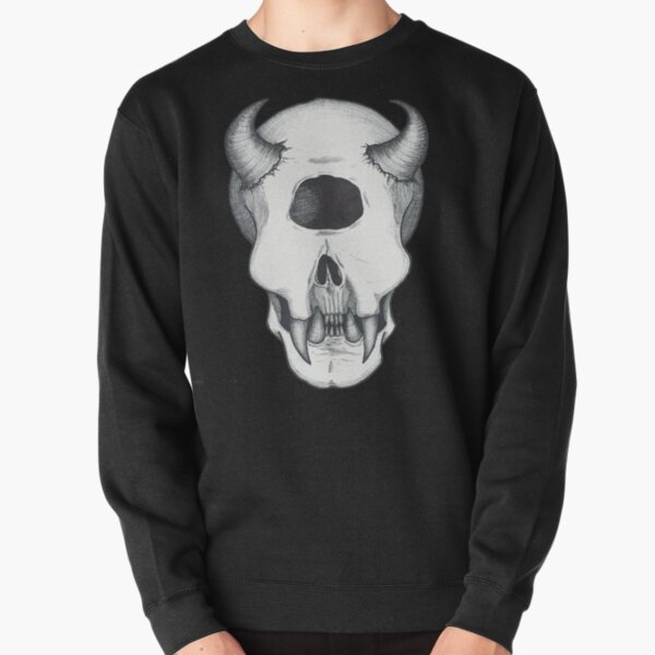 Cyclops Skull Pullover Sweatshirt