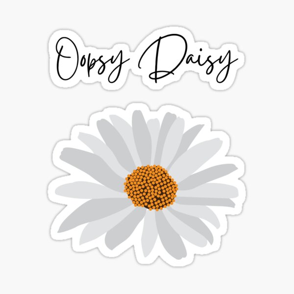 Weatherproof Stickers Pack of 3 or 5 Stickers with Minor Imperfections Mystery Oopsie Daisy Sticker Pack