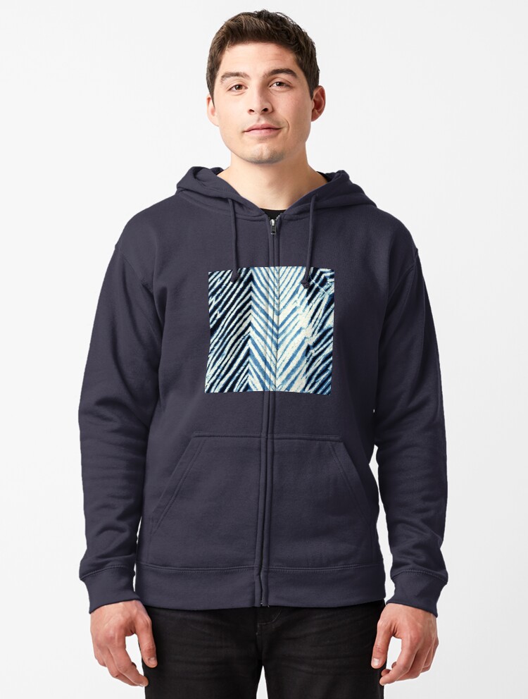 indigo blue hoodie