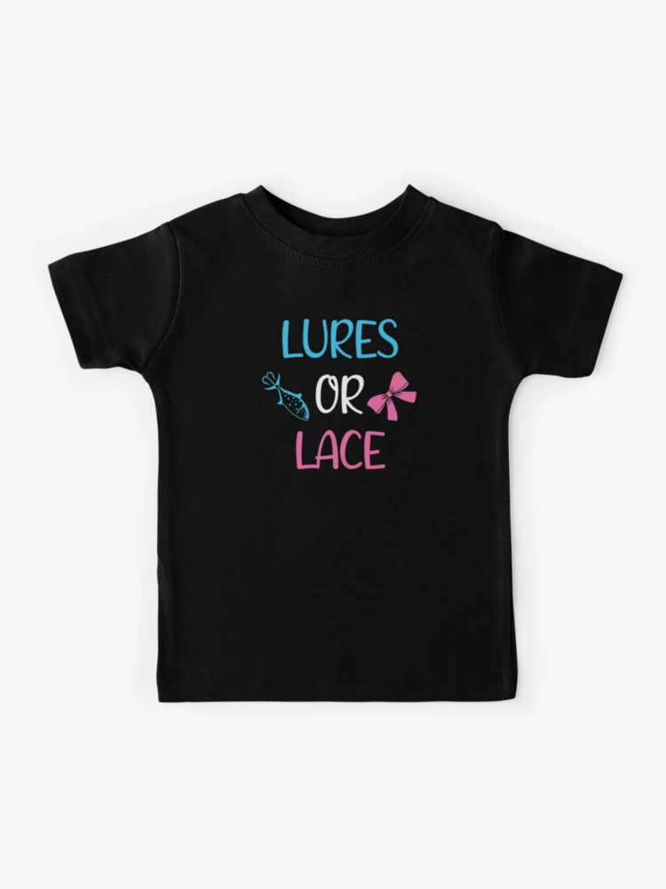 Lures Or Lace Gender Reveal Fishing Themed Girl Boy Tote Bag by 123428094