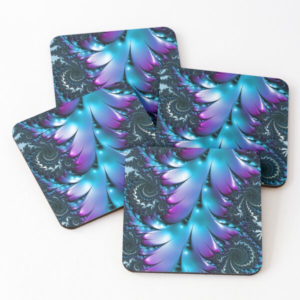 Item preview, Fractal Fantasy | Blue Pink and Purple Geometric Design | Stunning | Pure Energy designed and sold by JillyJ05.