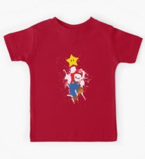 Super Mario Splattery T-Shirt Kids Tee