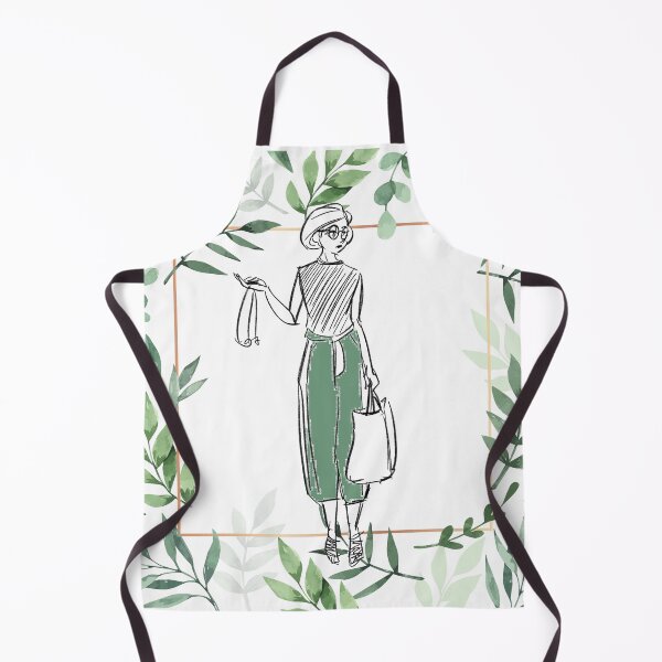 Item preview, Hand Drawn Woman Sketch in Olive Frame designed and sold by VinBasis.
