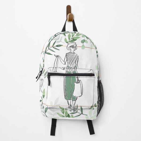 Item preview, Hand Drawn Woman Sketch in Olive Frame designed and sold by VinBasis.