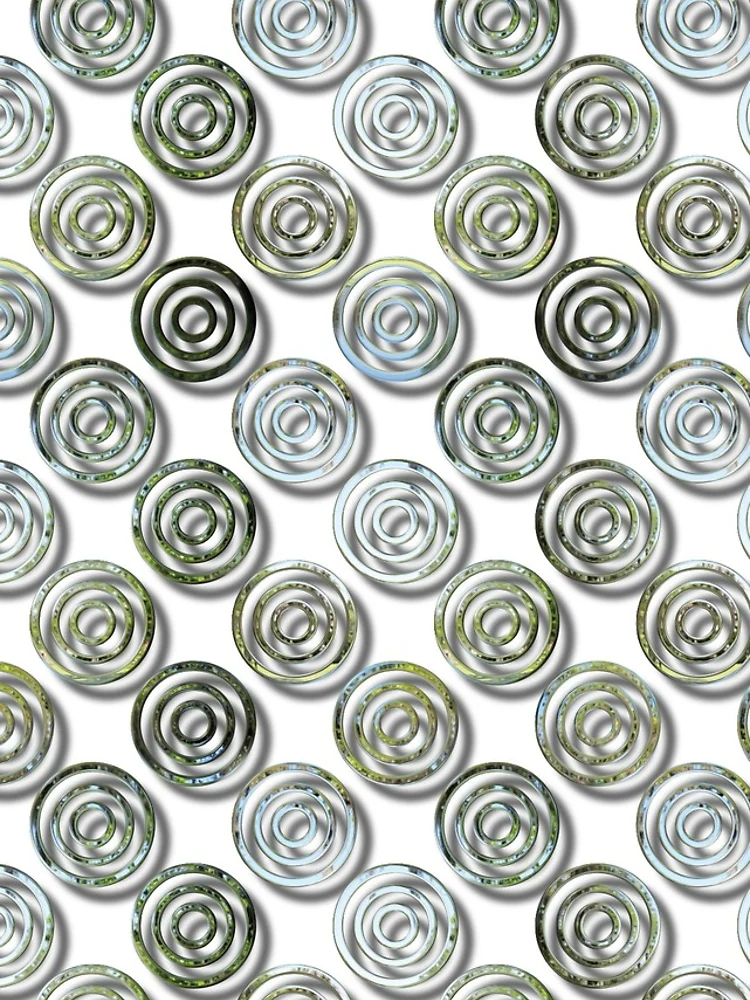 Thumbnail 4 of 4, iPhone Case, Metallic Rings Pattern designed and sold by MarkUK97.