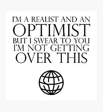 State Champs Quote Photographic Print