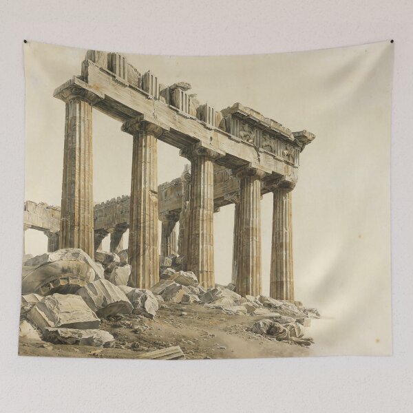 Item preview, Corner of the Ancient Greek Parthenon in Athens designed and sold by ClassicalGreece.