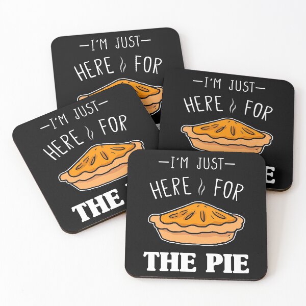 Item preview, I'm Just Here for the Pie, Funny Thanksgiving Turkey designed and sold by JUSTBEELEGANT.