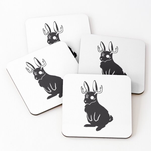 Item preview, Jackalope Silhouette Sticker designed and sold by MELANIEARNOULD.