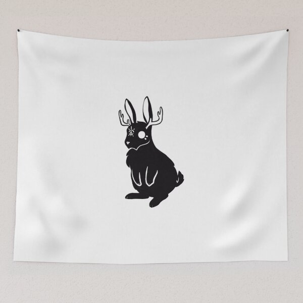 Item preview, Jackalope Silhouette Sticker designed and sold by MELANIEARNOULD.
