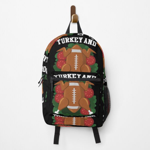 Item preview, Turkey And Touchdowns Funny Thanksgiving Love Football designed and sold by GravitiTees.