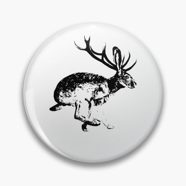 Artikelvorschau, Jackalope-Aufkleber entworfen und verkauft von MELANIEARNOULD.