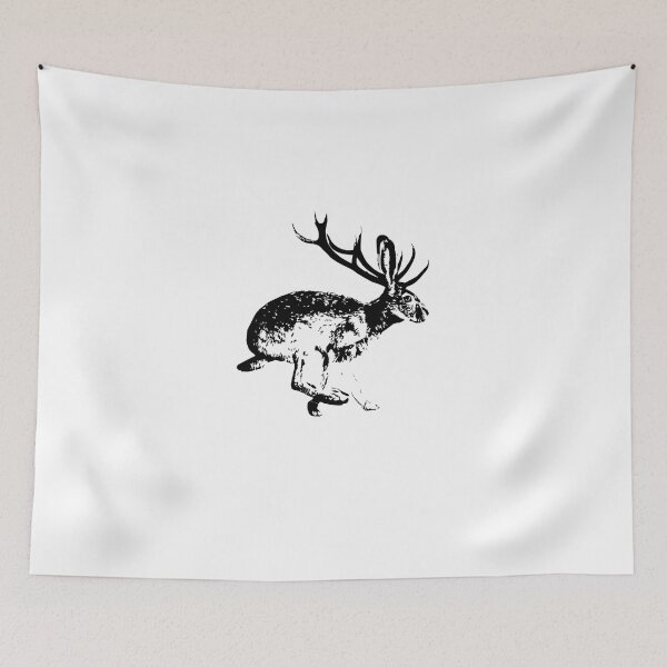 Item preview, Jackalope Sticker designed and sold by MELANIEARNOULD.