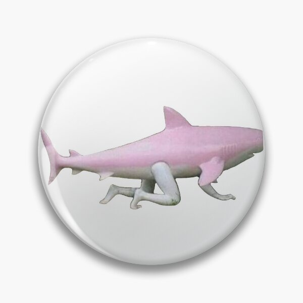 Item preview, pink shark designed and sold by LucyLondonUwU.
