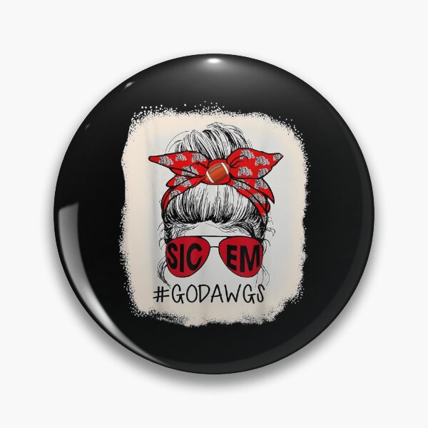 Item preview, Go Dawgs SIC-EM Georgia Football Fans Sports Lovers Bleached designed and sold by Milanewman.