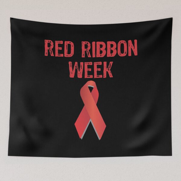 Item preview, I Wear Red For Red Ribbon Week Awareness design designed and sold by TopRatedDesigns.