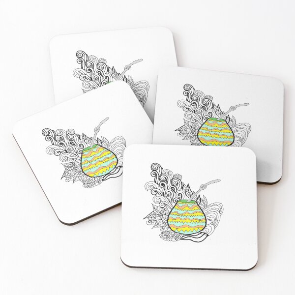 Item preview, Mate tea nature mandala designed and sold by NoelNimmad.