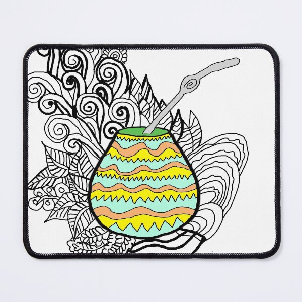 Item preview, Mate tea nature mandala designed and sold by NoelNimmad.
