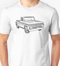 1965 Chevrolet Pickup Truck Illustration Unisex T-Shirt