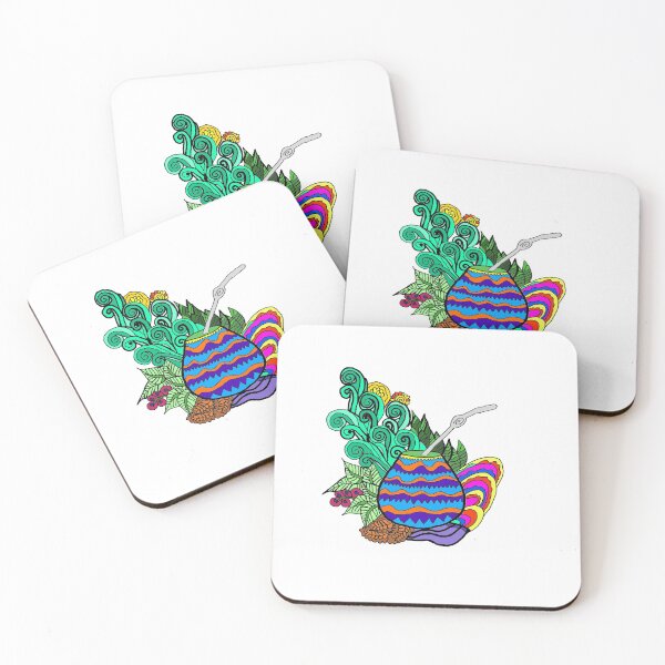 Item preview, Colorful mate tea designed and sold by NoelNimmad.