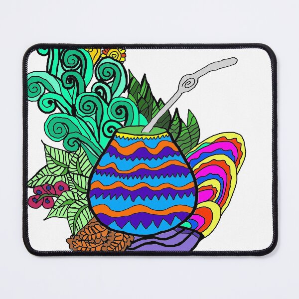 Item preview, Colorful mate tea designed and sold by NoelNimmad.