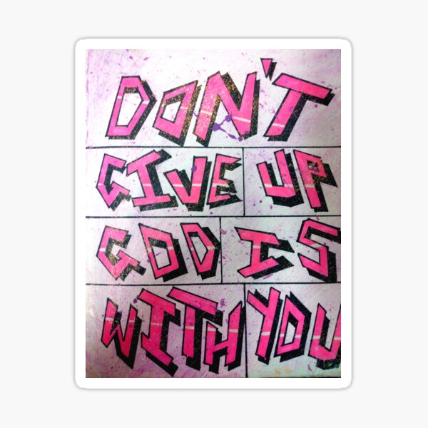 God Is With You Sticker
