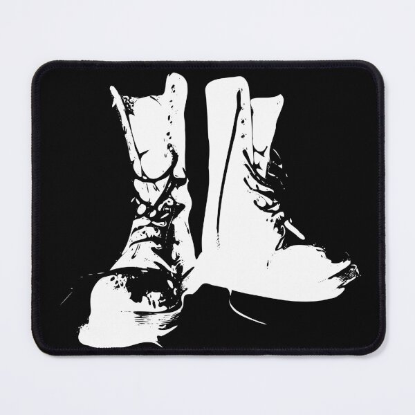 Item preview, Military distressed boots design designed and sold by PinnockDesigns.