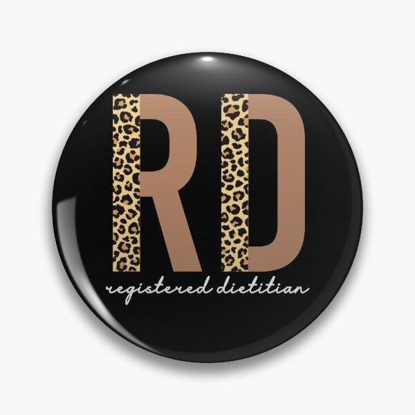 Item preview, Registered Dietitian cheetah leopard pattern typography | RD gifts | Cute dietitian gifts  designed and sold by Violet Treasures.