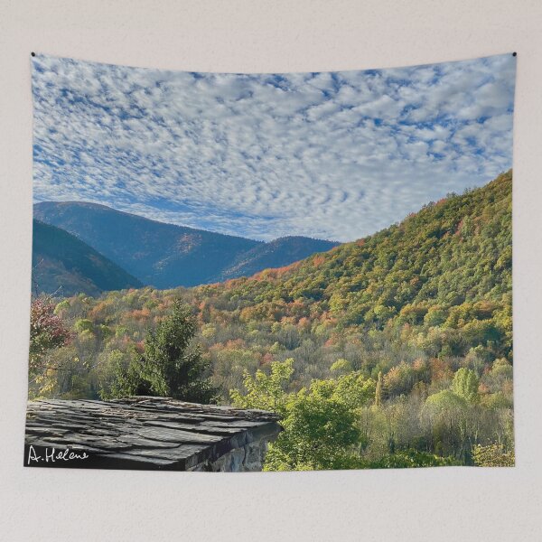 Item preview, Autumn sky in Ariège, Pyrenees designed and sold by AHELENE.