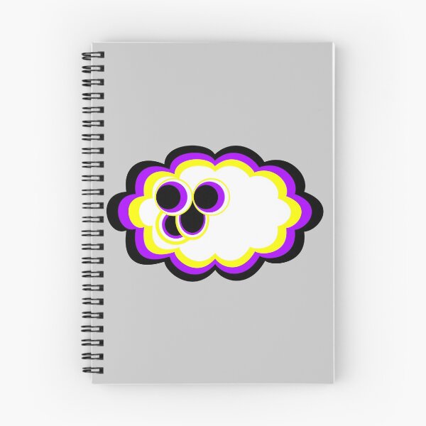 Item preview, Nonbinary cloud little guy designed and sold by Day10Machine.
