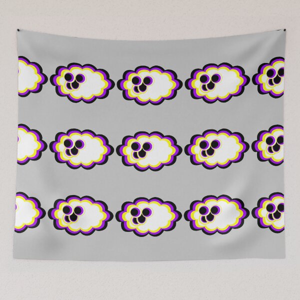 Item preview, Nonbinary cloud little guy designed and sold by Day10Machine.