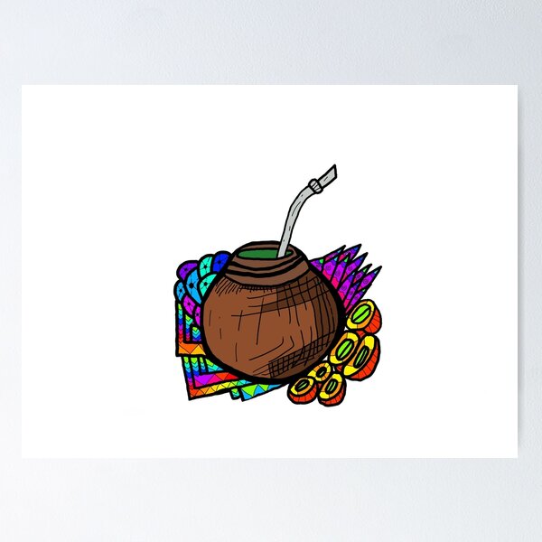 Item preview, Colorful Mate Bombilla designed and sold by NoelNimmad.