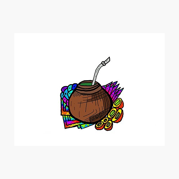 Item preview, Colorful Mate Bombilla designed and sold by NoelNimmad.