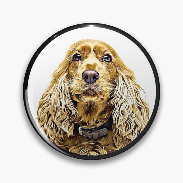 Item preview, Cocker Spaniel Portrait designed and sold by RevolutionInPaint.