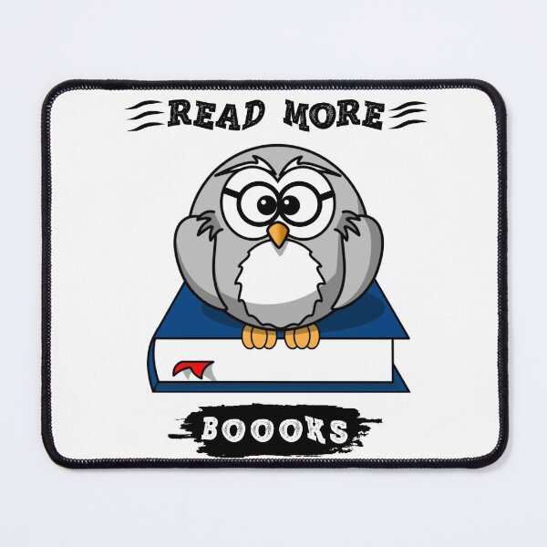 Item preview, READ MORE BOOOKS WITH CUTE OWL designed and sold by Hussain Shirts.