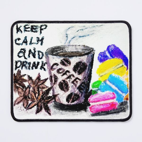 Item preview, Keep calm and drink coffee designed and sold by Alice-Moonbliss.