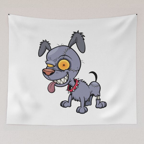 Item preview, cartoon dog zombie halloween designed and sold by kenishahembree.