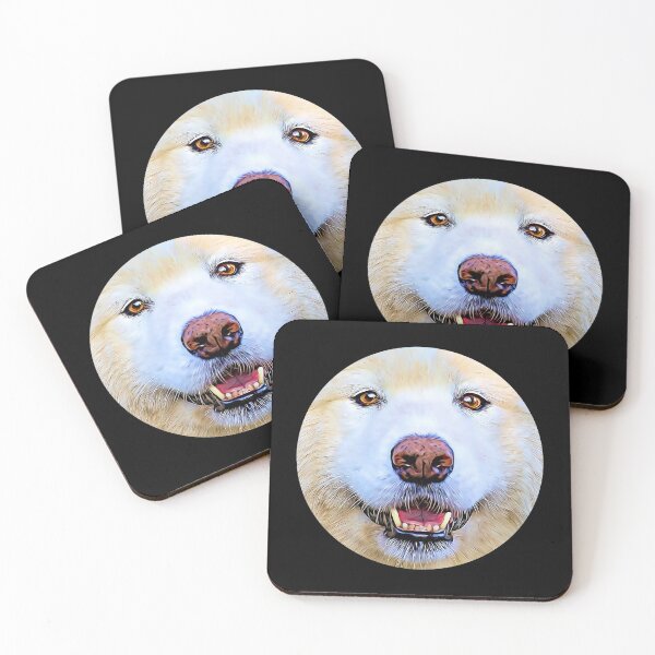 Item preview, Samoyed Portrait designed and sold by RevolutionInPaint.