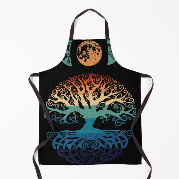Artikelvorschau, Mondphasen Retro 60er 70er Vibe Tree of Life entworfen und verkauft von Butterfilei.