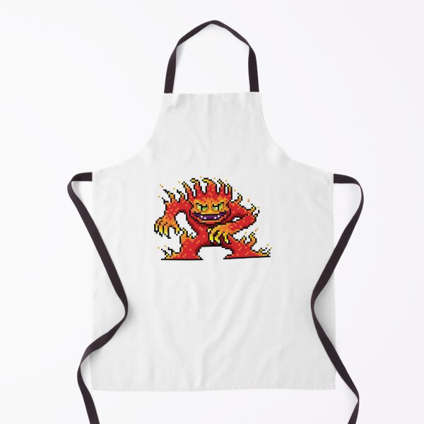 Item preview, cartoon fire monster pixel design halloween designed and sold by kenishahembree.