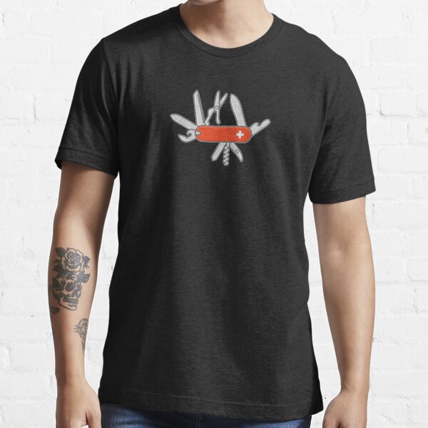 Swiss Army Knife Black Essential T-Shirt