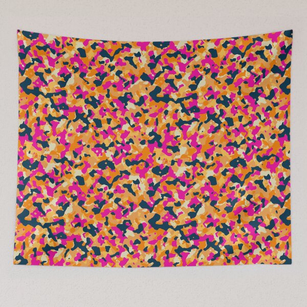 Item preview, Pink and Yellow Camouflage Baddie Aesthetic designed and sold by thecooltable.