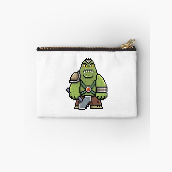 Item preview, cartoon green monster pixel design halloween designed and sold by kenishahembree.