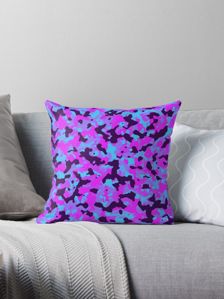 Camouflage throw cheap pillows