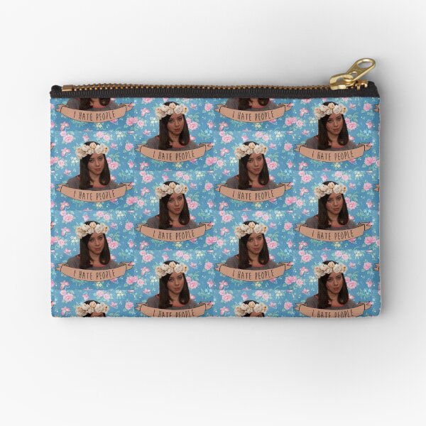 I Hate People - April Ludgate Zipper Pouch